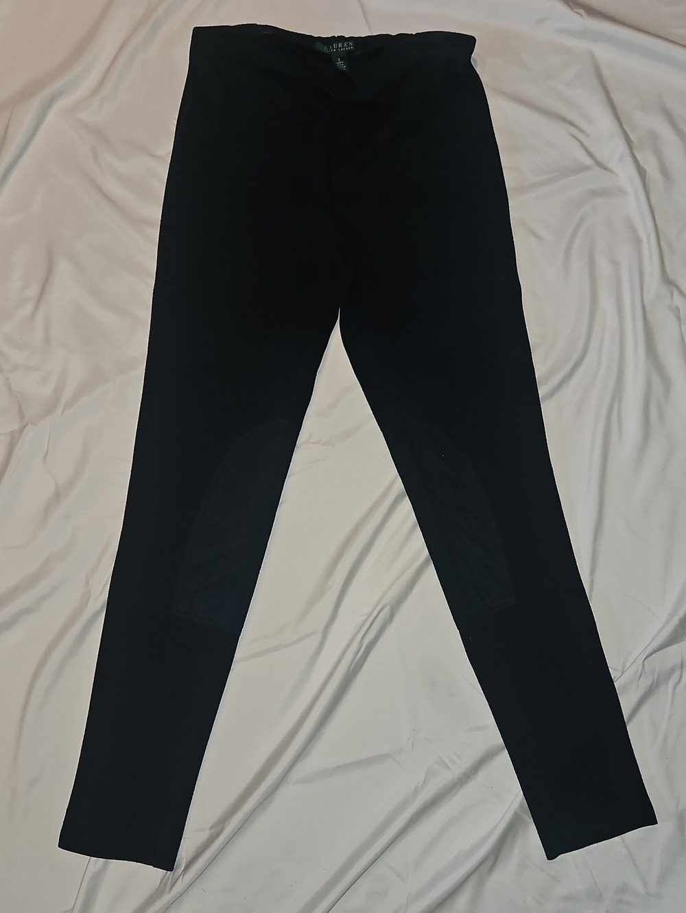 Ralph Lauren Black Women's Stretch Riding-Style Leggings